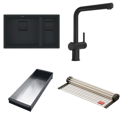 Комплект FRANKE Kubus 2 KNG 120 Black Edition (125.0676.977)
