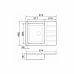 Кухонна мийка GRANADO Alanis Marron кварцова колір Marron
