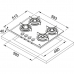 Варочная поверхность FRANKE Crystal FHCR 604 4G HE C (106.0374.280)