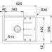 Кухонна мийка FRANKE Basis BFG 611-62 