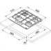 Варочная поверхность FRANKE Smart FHSM 604 3G DC XS ( 106.0554.391)