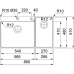 Кухонна мийка FRANKE Box Center BWX 220-54-27 TL WCL (127.0538.260)