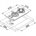 Варочная поверхность FRANKE Crystal FHCR 302 2G HE BK C (106.0374.278)