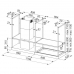 Кухонная вытяжка Mythos T-Shelf FMY BK MATT F180 (325.0678.073)