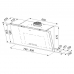 Кухонная вытяжка FRANKE Maris Pro FMA 2.0 PRO 907 BK (330.0682.357)