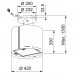 Кухонная вытяжка FRANKE Smart Suspended FSMS F42 SS/BK MATT (345.0654.870)